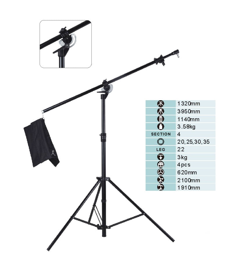 Supporto per luce a braccio