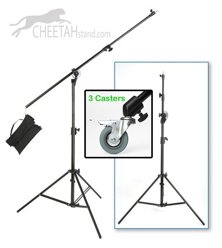 
                  
                    Boom Light Stand with Casters
                  
                