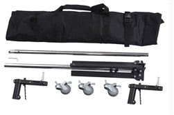 Supporto per pistola con presa extra con ruote
