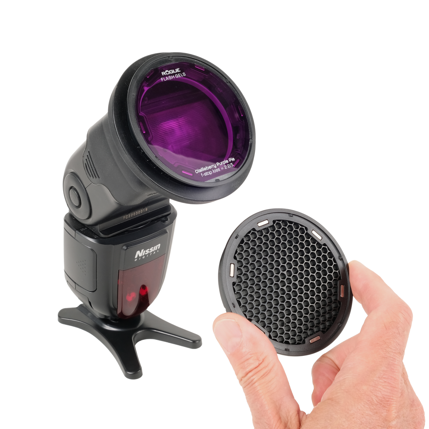 Rogue Flash Grid 45 + 20 Gel Kit + Gel Lens Bundle