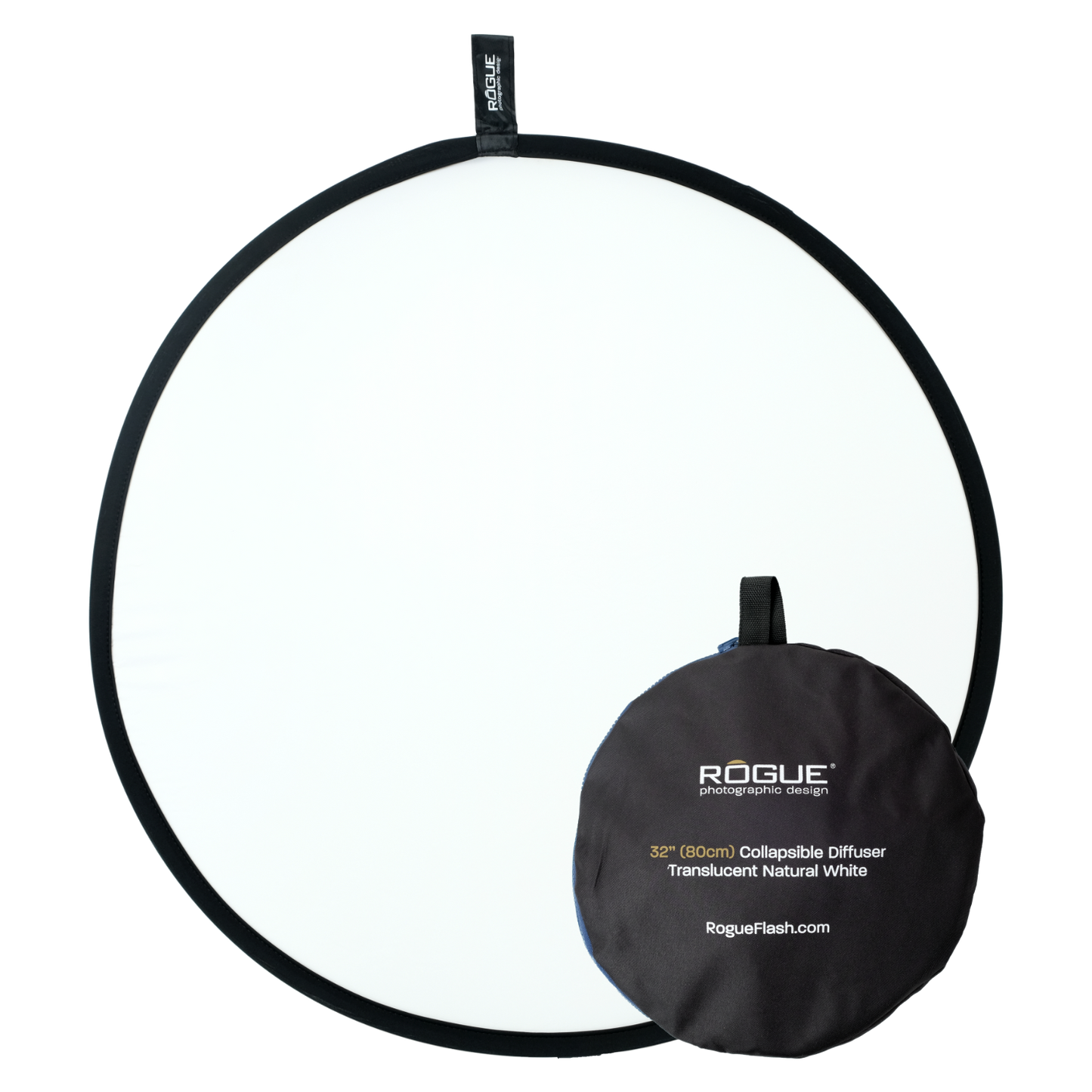 Rogue 32” 2-in-1 Super Soft Silver Reflector + 32" Collapsible Diffuser