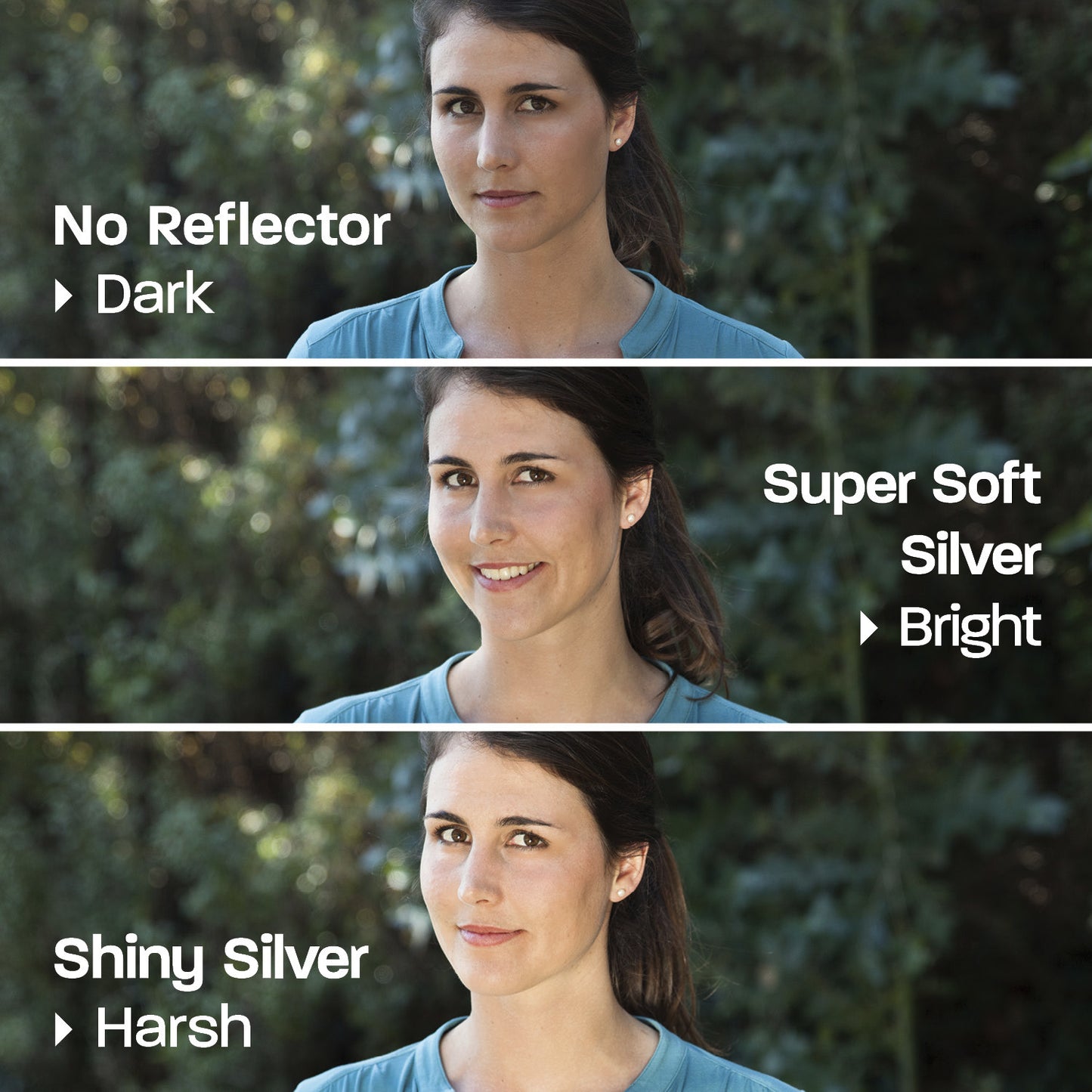 FACTORY SECOND:  Rogue 32” (80cm) 2-in-1 Super Soft Silver Reflector