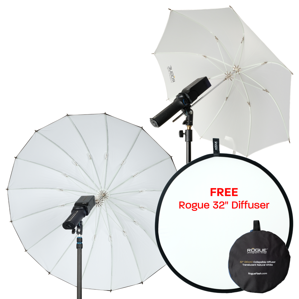 Rogue Travel Umbrella Kit + FREE Rogue 32