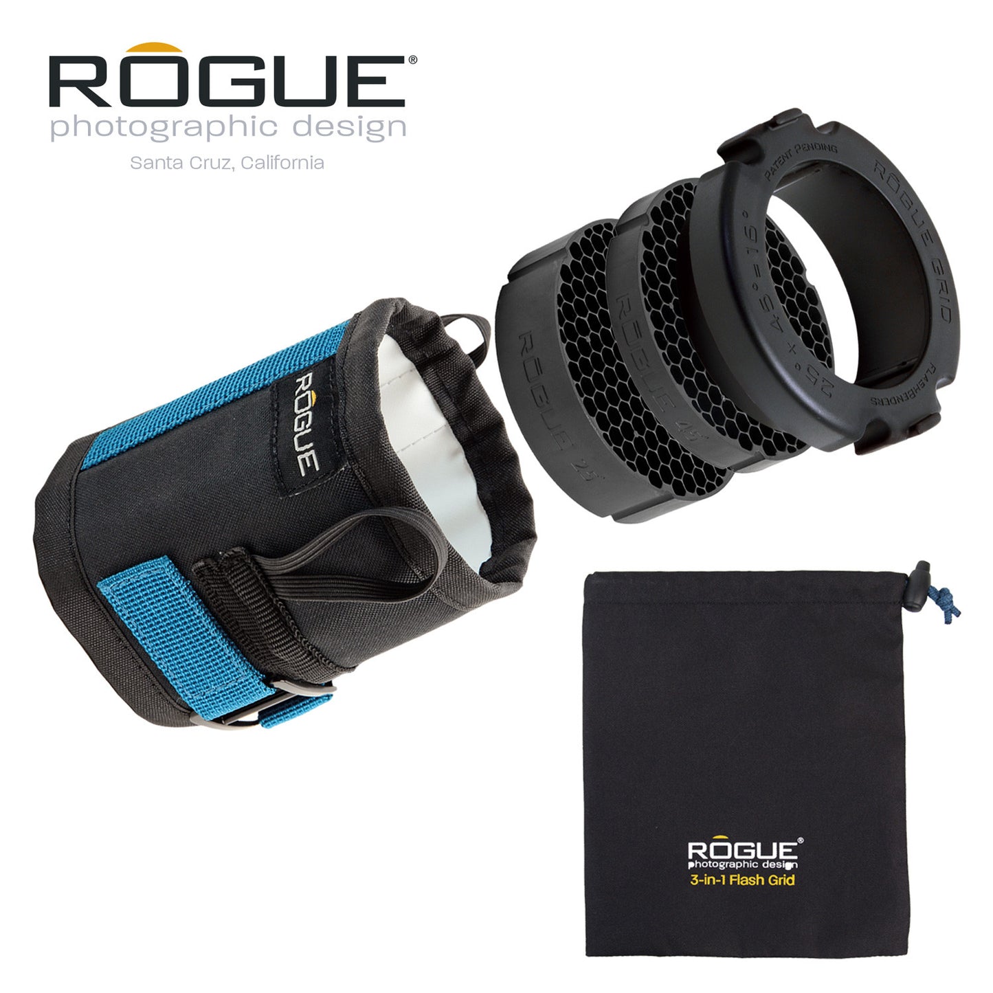 
                  
                    Rogue 3-in-1 Flash Grid + 20 Rogue Grid Gels
                  
                