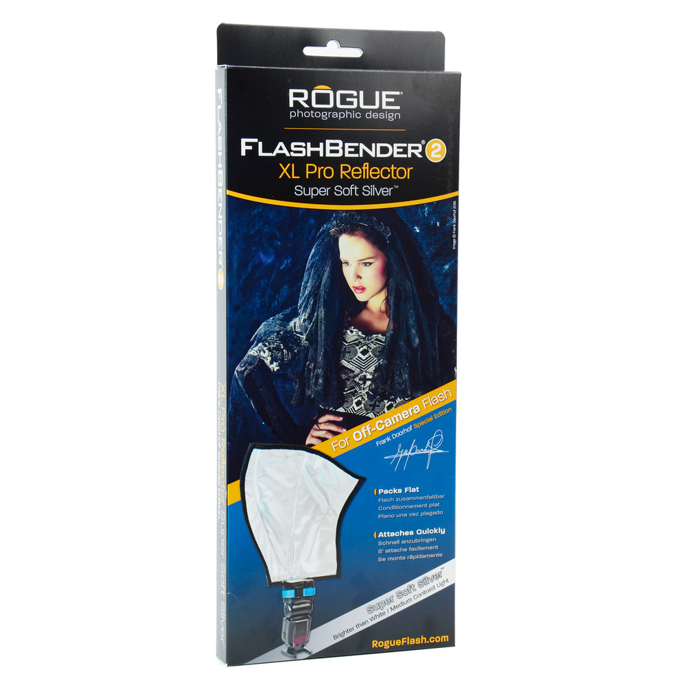 
                  
                    Rogue FlashBender 2 - Reflector plateado supersuave XL Pro
                  
                